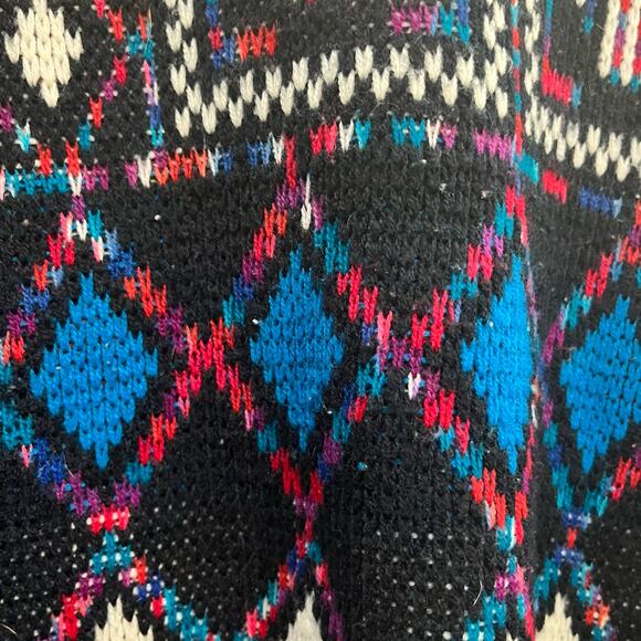 McGregor Men's Geometric Vintage Sweater Size Large 100% Acrylic Crewneck - Picture 3 of 7